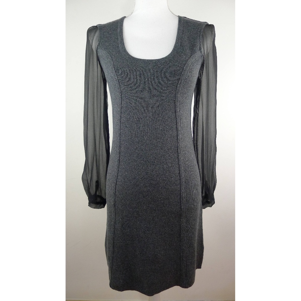 Juliette Longuet Wool/Cotton Knit and Silk Chiffon